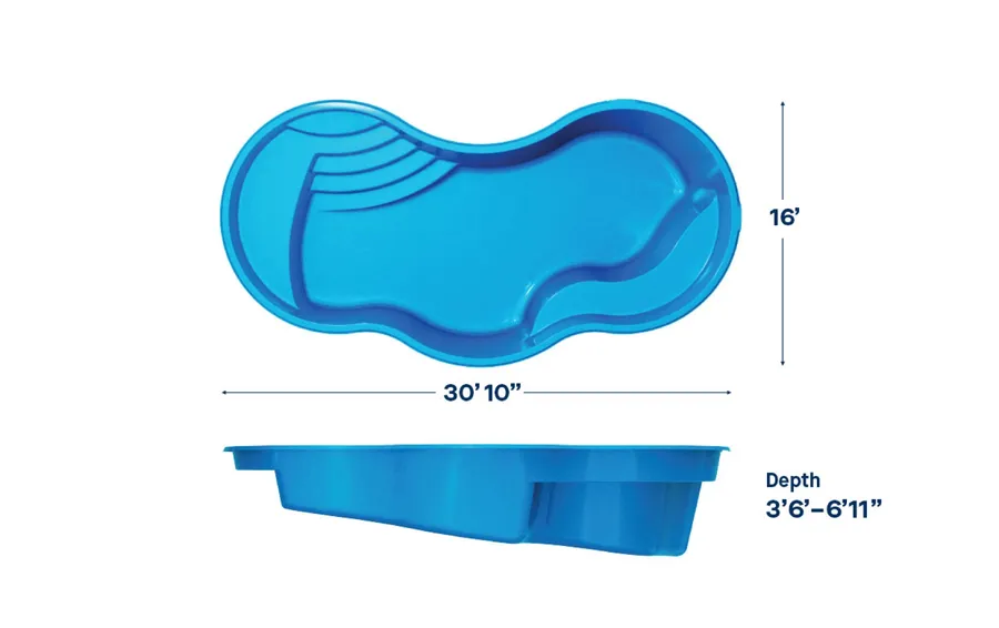 Coral 16 dimensions and depth specifications